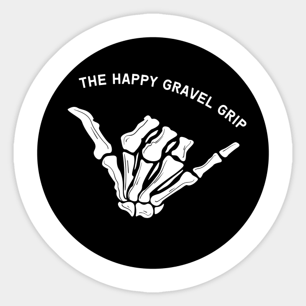 The Happy Gravel Grip Sticker by RIDECAMP